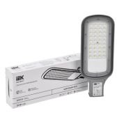 светодиодный светильник Белый  30W LDKU1-1012-030-5000-K03 ДКУ 1012-30Ш 5000К IP65 серый консольный