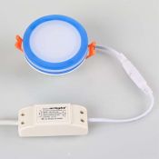 Встраиваемый светильник   5W Белый теплый  022527 LTD-80SOL-B-5W 3000K 220V IP40 круглый синий Уценка!!!