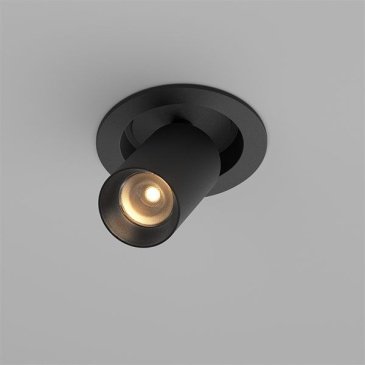 Встраиваемый светильник   7W Белый теплый C071CL-7W2.7K-B 50deg 220V IP20 поворотный черный
