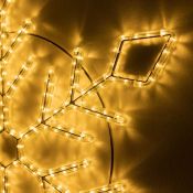 фигура из дюралайта 22W Белый теплый СНЕЖИНКА 034257 ARD-SNOWFLAKE-M9-900x900-360LED IP65