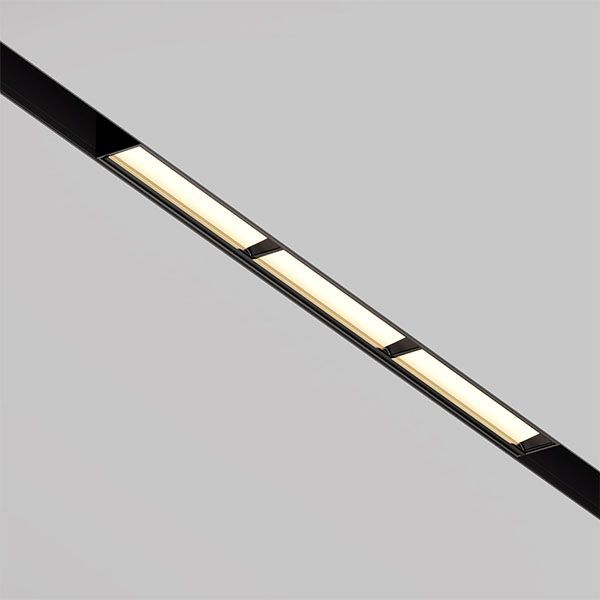 Трековый светильник  18W Белый теплый TR106-2-18W3K-B Парете / Parete Exility  IP20 на магнитный шинопровод черный