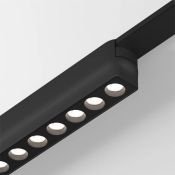 Трековый светильник  12W Белый дневной AIR GRILL DK5335-BK IP20 на магнитный шинопровод черный