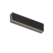 Трековый светильник однофазный   9W Белый-MIX SMART GRILL DK8301-BK IP20 на шинопровод управляемый ZigBee черный