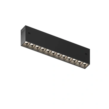Трековый светильник однофазный   9W Белый-MIX SMART GRILL DK8301-BK IP20 на шинопровод управляемый ZigBee черный