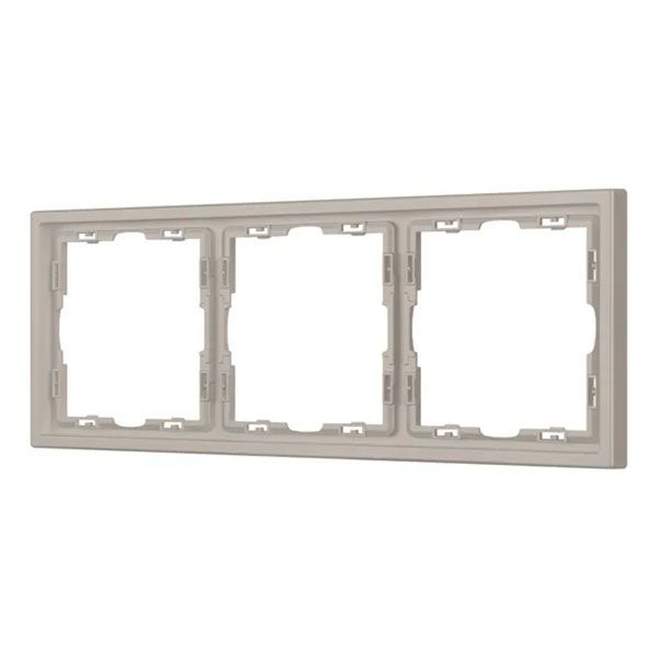 Рамка пластик 3 поста Arlight FRM-NOBE-SFPL-3-CA 059458 кашемир