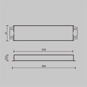 блок питания диммируемый (AC-DC) 24V  100W 734002 TRIAC герм IP67 металл
