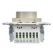 Термостат электронный с подсветкой SK-T01B бежевый SK-RT11-K10 в комплекте со стеклянной рамкой SKANDY IEK