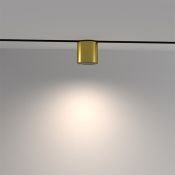 Трековый светильник  7W Белый-MIX Альфа/Alfa S Exility 50deg TR132-4-7W-DS-BS IP20 на магнитный шинопровод латунь