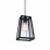 светильник Sunlumen без лампы 057-905  MA32  E27 BLACK/CLEAR подвесной металл/стекло