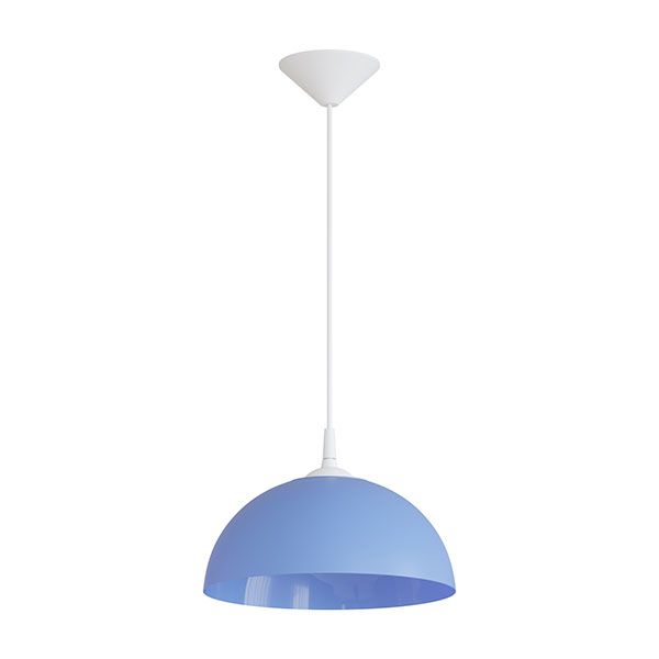 Подвесной светильник без лампы НСБ 21-60-252 1x60W E27 "Кэнди" фигурный белый/синий