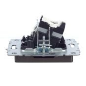 Розетка встраиваемая комбинированная IEK BRITE BR-AK20-1-K45 РТВ/РК12-БрТБ TV+RJ45 кат.5E бронза