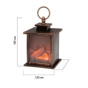 фигурка  светодиодная 4.5W Белый теплый камин &quot;Кантри&quot;, 511-031, 2Led, 3хАА, IP20