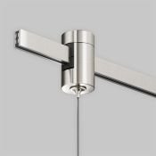 Коннектор с тросовым подвесом Тау / Tau в шинопровод Flarity TRA154SW-1PT платина