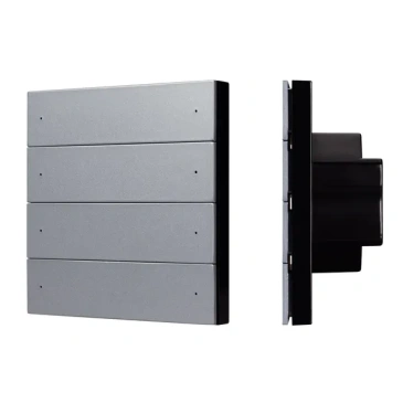 Панель 055487 SMART-ZB-801-22-1G-8SC-MULTI-IN Silver (230V) TUYA