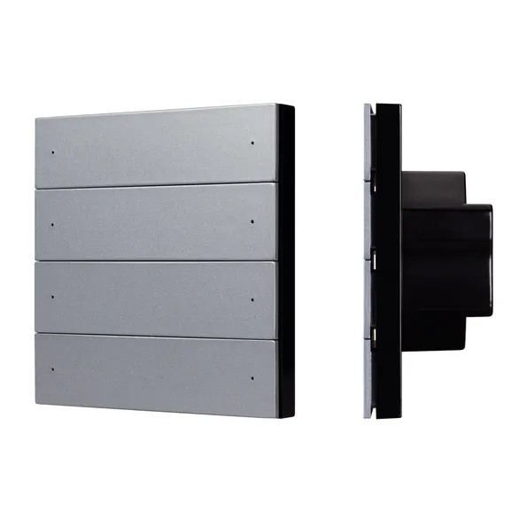 Панель 055487 SMART-ZB-801-22-1G-8SC-MULTI-IN Silver (230V) TUYA