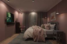 Накладной светильник   5W Белый теплый DENKIRS RIBE DK4016-BK 120deg 220V цилиндр черный