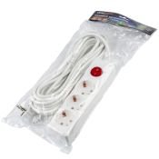 удлинитель с заземлением и выключателем Uniel UL-00010019 S-GCU3-7B WHITE 7м Ultra