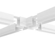 Соединитель для однофазного шинопровода SMART HIDE X-образный TR2114-WH встраиваемый белый