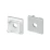 Заглушка SL-KANT-H16-S10 SQUARE с отверстием (комплект) 053567