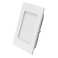 Встраиваемый светильник-панель   9W Белый теплый  020127  DL-120x120M-9W 220V IP40 квадратный белый Уценка!!!