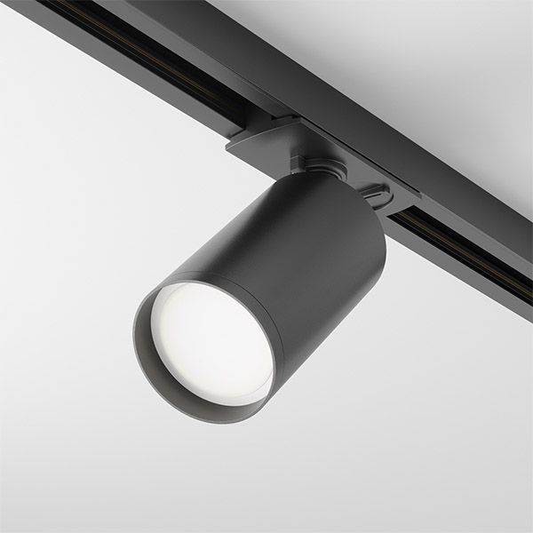 Трековый светильник под лампу GU10 Фокус С/Focus S Unity TR020-1-GU10-B на шинопровод черный