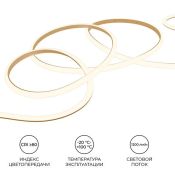 Светодиодная лента Белый теплый 2835 24V 14.4W/m 180Led/метр LSE-297 термостойкая IP68 Эконом