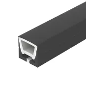 Архитектурный силиконовый профиль WPH-FLEX-1616-TOP-S11-5m FULL BLACK 045774