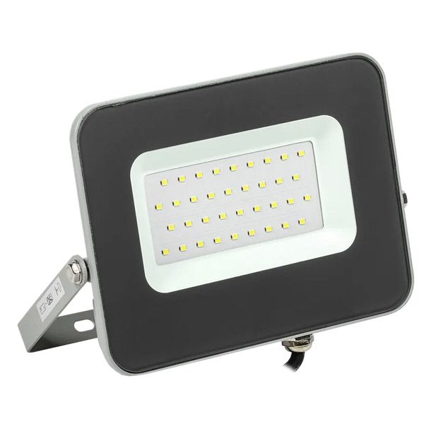 прожектор Белый 30W СДО 07-30 LPDO701-30-K03 IP65 220В серый