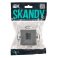 Розетка встраиваемая компьютерная IEK SKANDY SK-K10-2-K03 SK-K02Gr RJ45 кат.6 серый