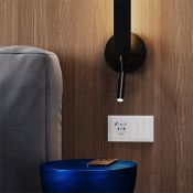 Рамка стеклянная VOLTUM S70 на 2 поста белый глянцевый