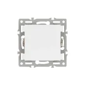 Заглушка c суппортом Arlight 044892 для розетки SCT-MGG-PL-WH белая
