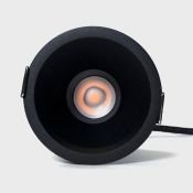 Встраиваемый светильник  12W Белый теплый 00-00038547 RC-D84-12-BL-WW65 220V IP65 круглый черный