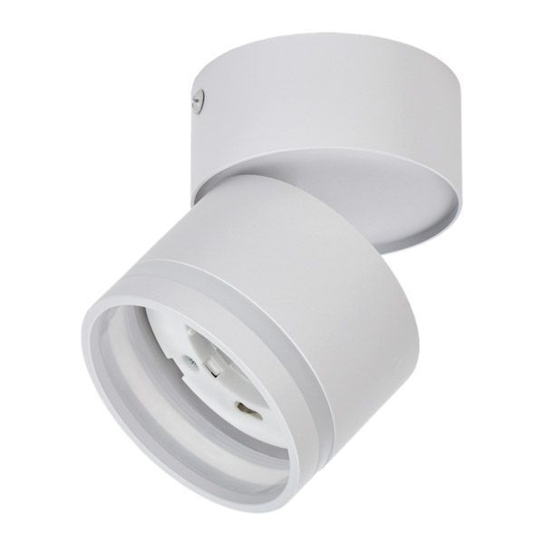 Накладной светильник без лампы IEK LIGHTING 4034 LT-USB0-4034-GX53-1-K01 GX53 цилиндр поворотный белый