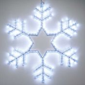 украшение из дюралайта 18W СНЕЖИНКА  Белый 025307 ARD-SNOWFLAKE-M4-750x750-324LED White