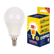 светодиодная лампа шар  G60 Белый теплый  12W UL-00010992 LED-G60-12W-3000K-E14-FR-NR Norma