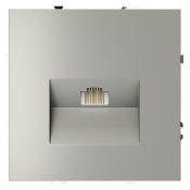 Розетка компьютерная встраиваемая VOLTUM S70 RJ45 кат.6 сталь