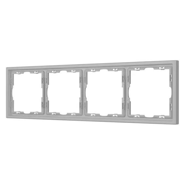 Рамка пластик 4 поста Arlight FRM-NOBE-SFPL-4-IS 059461 никель