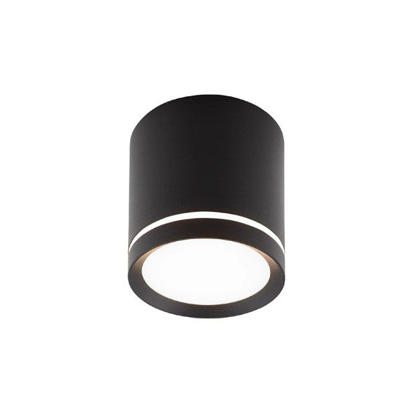 Накладной светильник   5W Белый дневной DENKIRS RIBE DK4013-BK 120deg 220V цилиндр черный/белый