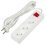 удлинитель без заземления и выключателем Uniel UL-00009994 S-CU3-2B WHITE 2м Ultra
