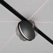 Трековый светильник  6W Белый дневной Контур/Outline Exility 180deg TR090-2-6W4K-B IP20 на магнитный шинопровод черный