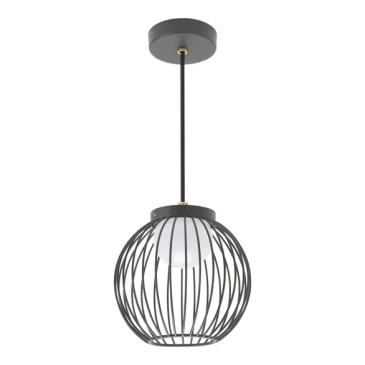 светильник   7W Белый теплый 030004(1) LGD-PEARL-HANG-7W 220V IP65 фигурный подвесной серый