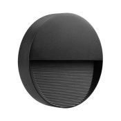 светильник   8W Белый теплый 056707 LGD-RIBONIK-R180-8W 220V IP65 круглый накладной черный