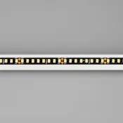 Светодиодная лента Белый дневной 2835 24V 12W/m 160Led/метр 029427(2)  RT 2-5000 4000K LUX (чёрная плата)
