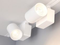Трековый светильник 12W Белый теплый TRACK S WHITE+WHITE COVER 50deg на шинопровод белый с белой вставкой диммируемый Трековый светильник 12W Белый теплый TRACK S WHITE+WHITE COVER 50deg на шинопровод белый с белой вставкой диммируемый