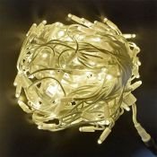 гирлянда БАХРОМА  10.5W Белый теплый Арена Света, белый провод каучук, с мерцанием 230V IP66