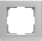 Рамка  пластик 1 пост WERKEL Stark WL04-Frame-01 / W0011806 серебряный