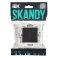 Выключатель встраиваемый двухклавишный IEK SKANDY SK-V20-0-10-K02 SK-V04Bl черный