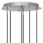 Люстра подвесная Lightstar без лампы 803067 PENTOLA 6х25W G9  хром/дымчатый