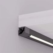 алюминиевый профиль с экраном SL-KANT-H10-SQUARE-2000 IRON GREY 055325