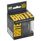 Диммер пов-наж. 600Вт СС10-1-0-БрЧ черный BR-D20-0600-K02 BRITE IEK